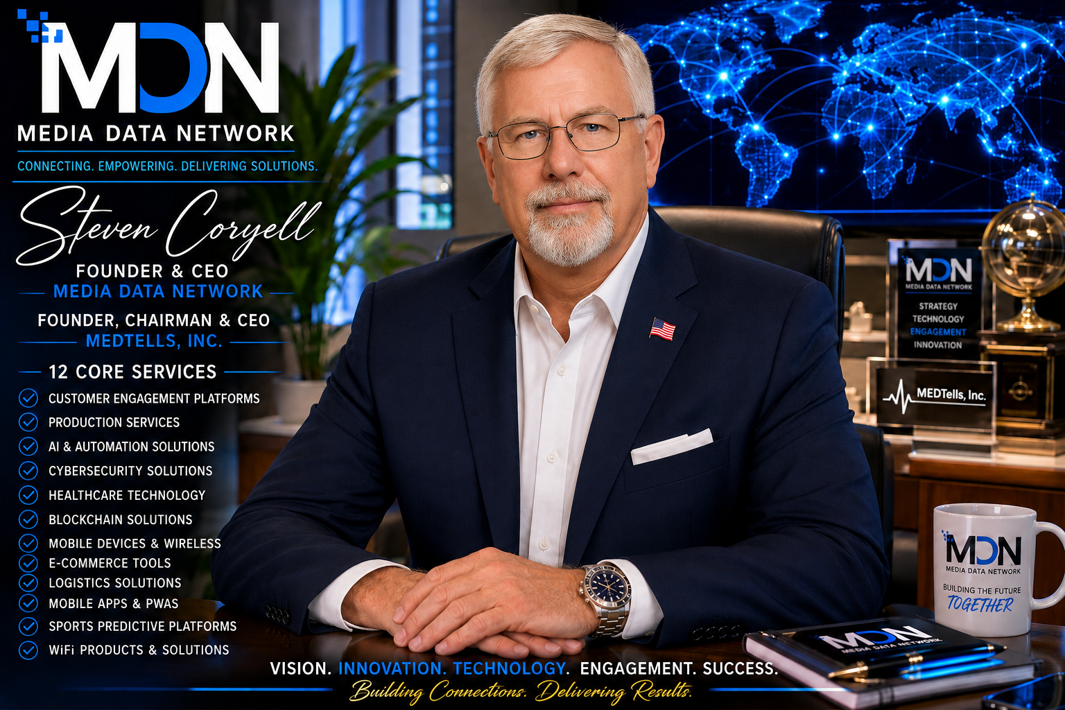 Steven Coryell, MSM, Founder and CEO of Media Data Network